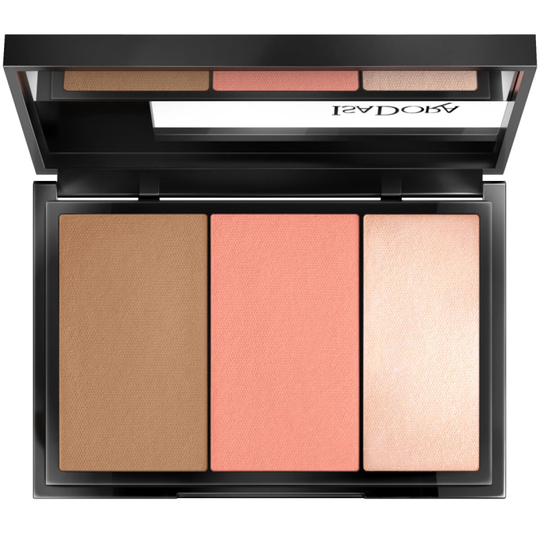 IsaDora Face Sculptor 3-in-1 Palette Warm Peach