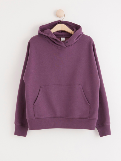 Hoodie med borstad insida