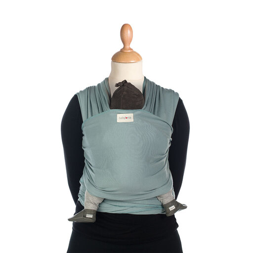 Tricot-slen organic silver blue