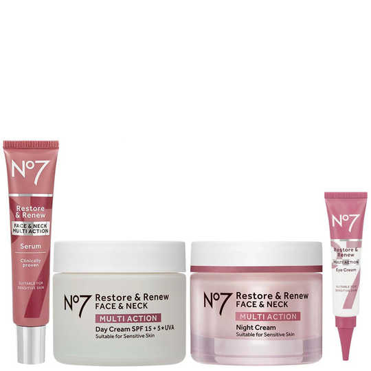 No7 Age-Defying Skincare Regime - Restore & Renew, No7 Hudvård