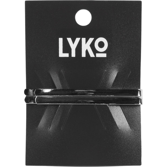 LYKO Barrette Metal Silver Clip Metal Silver