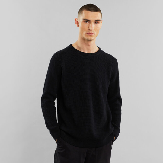 Sweater Karlskrona Transfer Knit Black