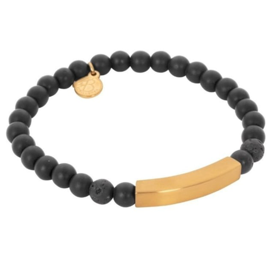 Ben Beaded Bracelet Black