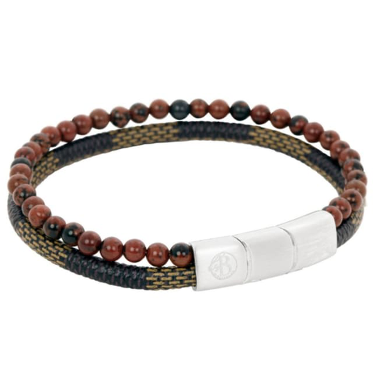 Benson Beaded Bracelet Brown
