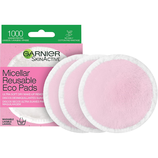 Skin Active Micellar Reusable Eco Pads, 3 pcs Garnier Ansiktsborstar