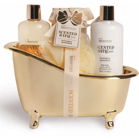 Scented Bath Gold Bathtub Giftset