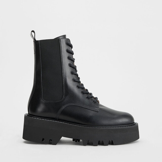 Pesaro Black Vacchetta Boot