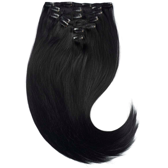 Rapunzel of Sweden Clip-on set 7 pieces 60 cm 1.0 Black