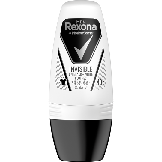 Rexona Men Invisible On Black & White Clothes Roll-On 50 ml