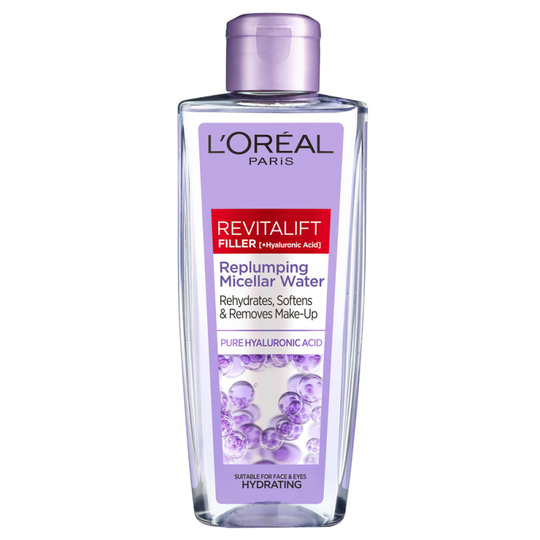 L'Oréal Paris Revitalift Filler [+HA] Replumping Micellair Water (200ml)