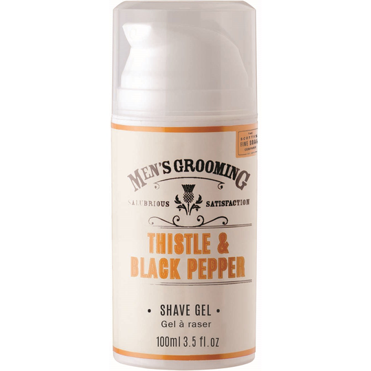 The Scottish Fine Soap Thistle & Black Pepper Shave Gel 100 ml