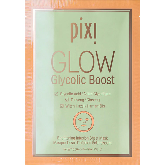 Pixi GLOW Glycolic Boost Sheet Masks, Pixi Ansiktsmask