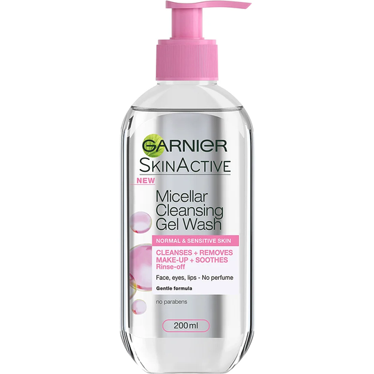 Skin Active Micellar Cleansing Gel Wash, 200 ml Garnier Ansiktsrengöring