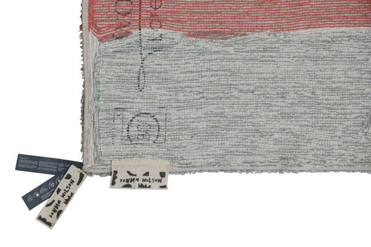 Tvättbar Ullmatta Woolable Abstract L
