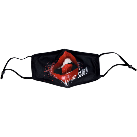 Make Up Store Face Mask Red Lips Black