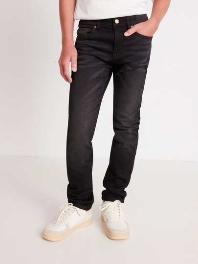 STURE Fodrade jeans i trikå med rakt ben och normalhög midja