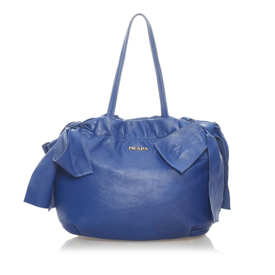 Prada Leather Bow Satchel