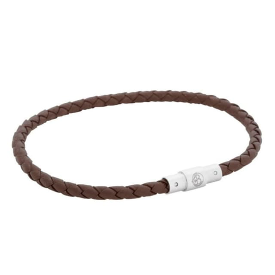 Leandro Leather Bracelet Grey