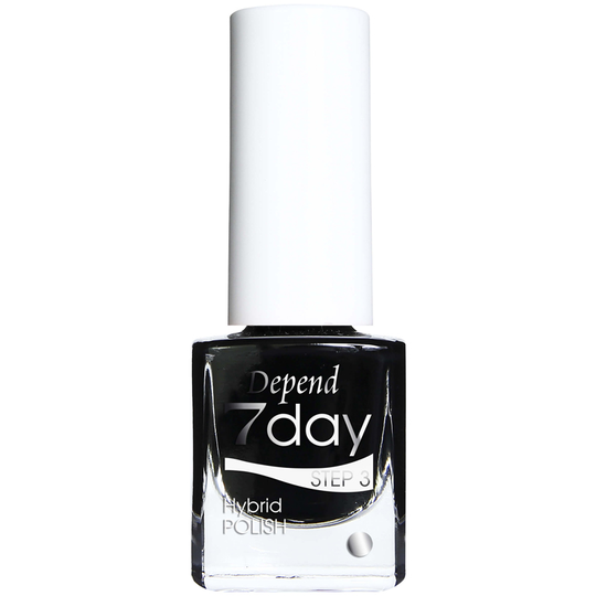 Depend 7day Hybrid Polish - 7013 Goth Black