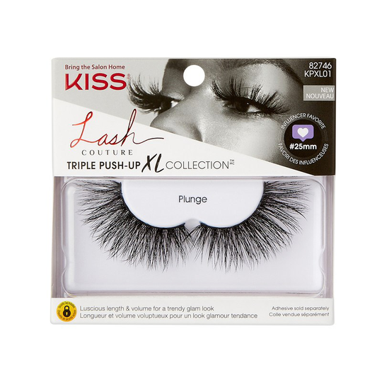 Kiss Lash Couture Triple Push Up XL Lashes Plunge