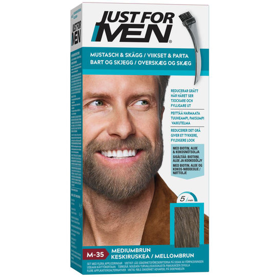 Just For Men Moustache & Beard Medium Brown 1 st