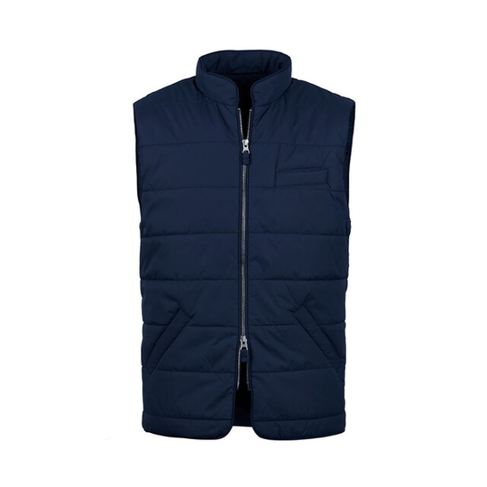 Soft Quilted Nylon Vest Blue