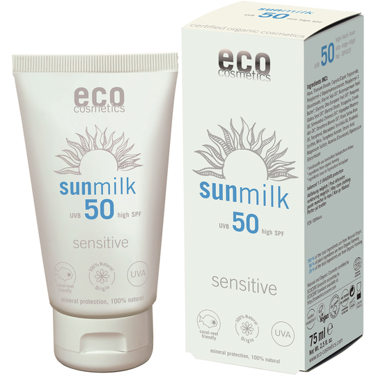 Eco Cosmetics Sun Milk Spf 50 Sensitive 75 ml