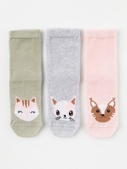 3-pack strumpor med antislip