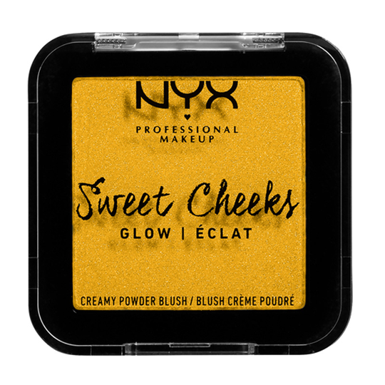 NYX Professional Makeup Sweet Cheeks Creamy Powder Blush Glowy Silence Is Golden