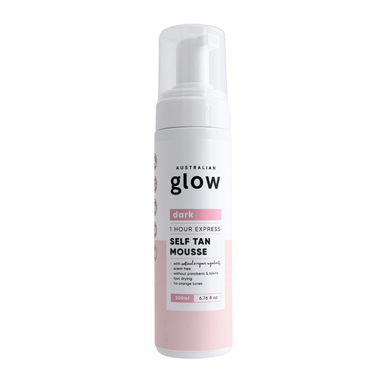 Glow One Hour Express Tan Mousse, 200 ml Australian Glow Brun Utan Sol