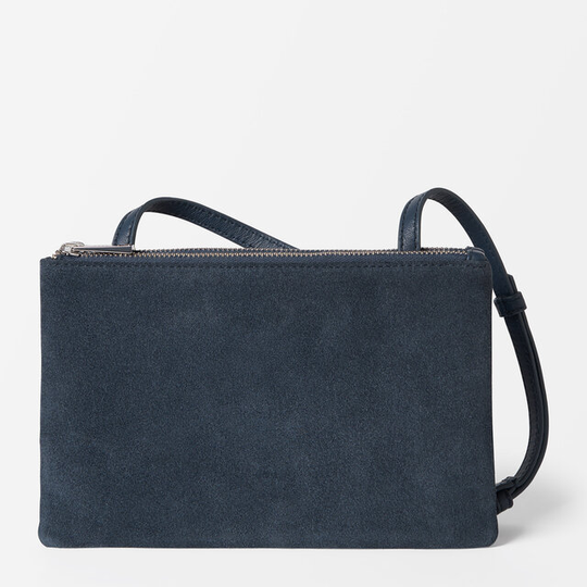 Crossbodyväska med mocka HELENA