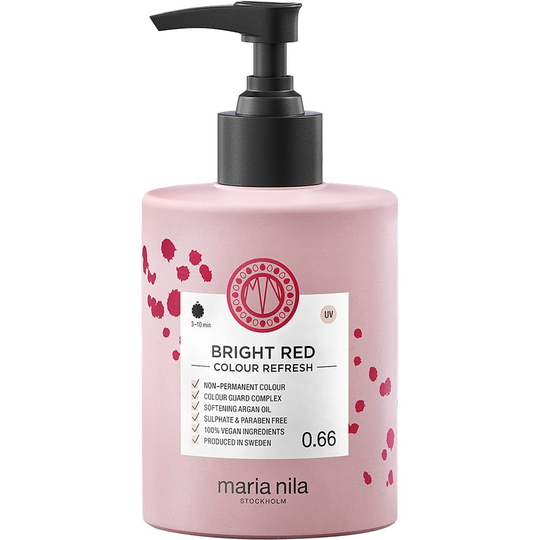 Maria Nila Colour Refresh, 0.66 Bright Red, 300 ml Maria Nila Hårinpackning