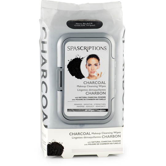 SpaScriptions Charcoal Makeup Cleansing Wipes