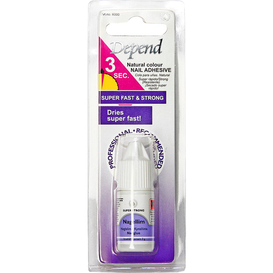 Depend Naturellt Nagellim 6000, 3 g Depend Lösnaglar