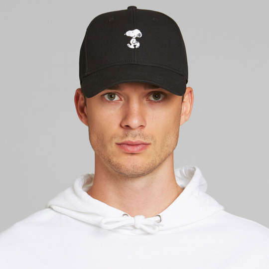 Sport Cap Snoopy Black