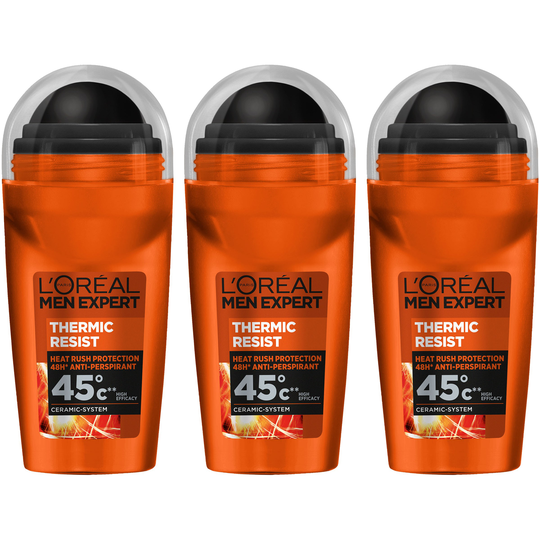 Loreal Paris Men Expert DeoThermic Resist Roll-on Trio