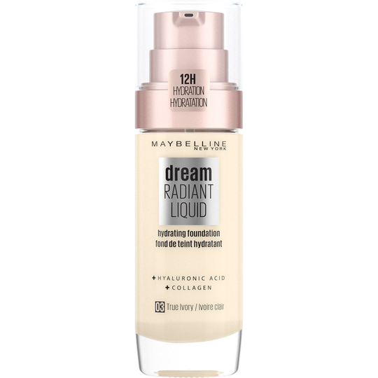 Maybelline New York Radiant Liquid Foundation 003 True Ivory