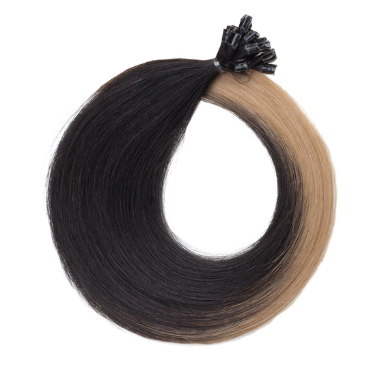 Rapunzel of Sweden Nail Hair Original Straight 50 cm O1.2/7.5 Black/Bl