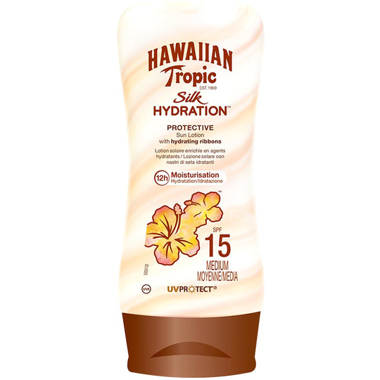 Hawaiian Tropic Silk Hydration Protective Sunlotion SPF 15, 180 ml Hawaiian Tropic Solskydd & Solkräm
