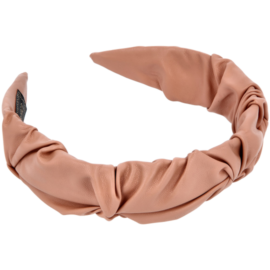LYKO Veckat Diadem I Imitationsläder Rosa