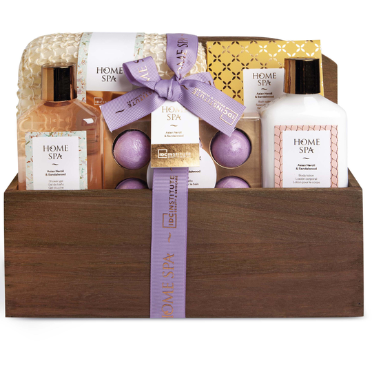 Home Spa Wood Tray 5 Pcs Giftset