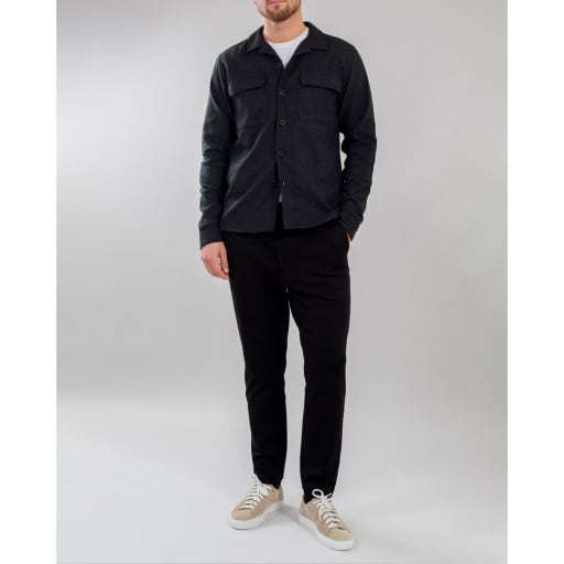 Elia Bowling Overshirt - Intense Black