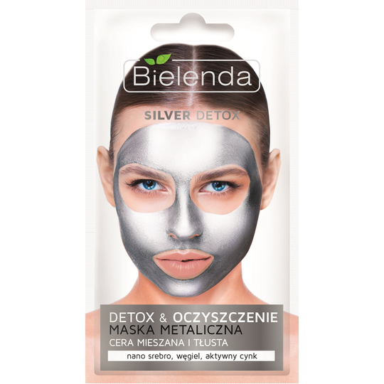 Bielenda SILVER DETOX detoxifying face mask for mixed and oily skin