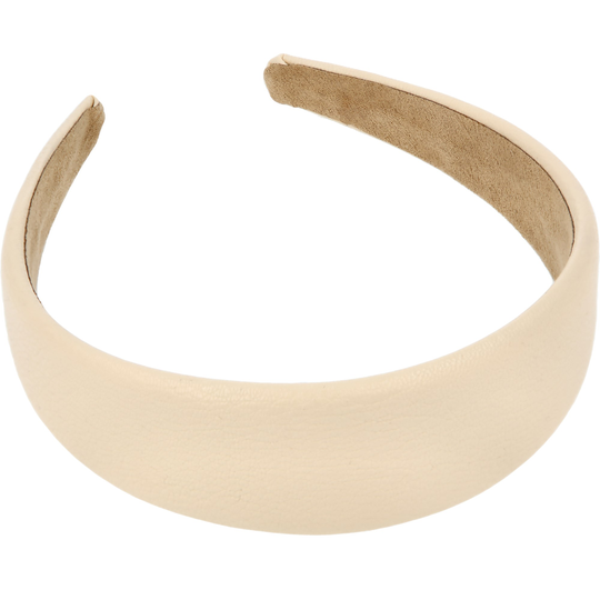 LYKO Diadem lether look Beige