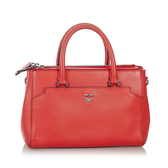 Mcm Leather Satchel