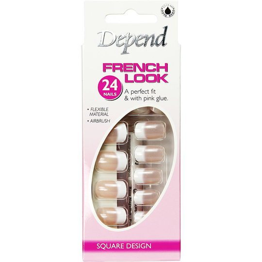 Depend French Look Square Design 6102, Depend Lösnaglar