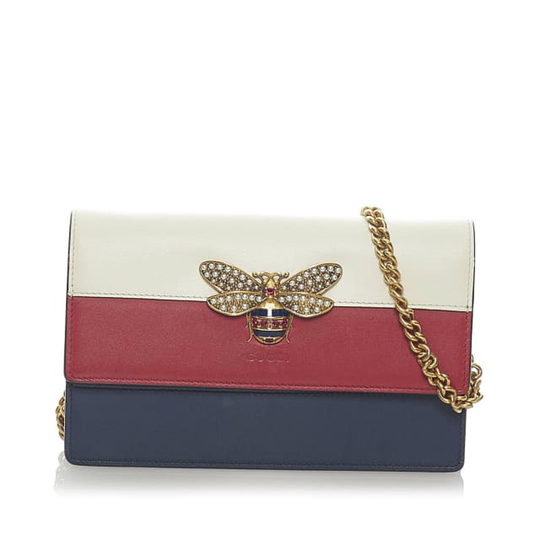 Gucci Queen Margaret Leather Crossbody Bag
