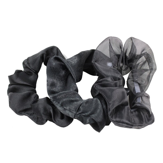 LYKO Set Med Scrunchie Black