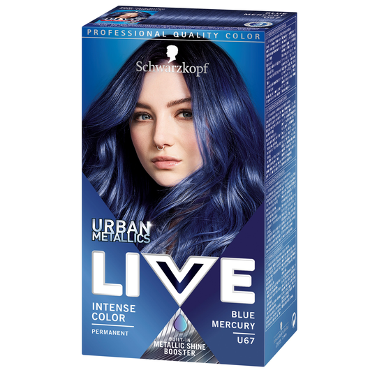 Schwarzkopf LIVE Intense Color U67 Blue Mercury
