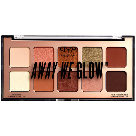 NYX PROFESSIONAL MAKEUP Away We Glow Shadow Palette | Skuggpalett